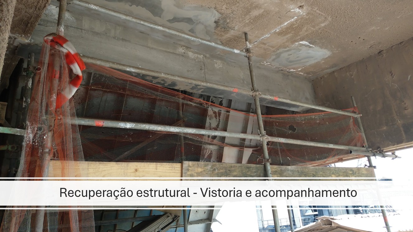 Acompanhamento de obra de reforço estrutural